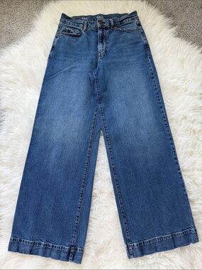 Ana High-Rise Wide Leg Jeans Size 6